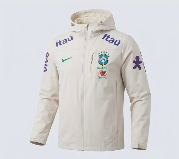 VESTE COUPE VENT BRÉSIL - BEIGE