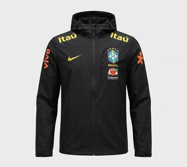 VESTE COUPE VENT BRÉSIL - NOIR