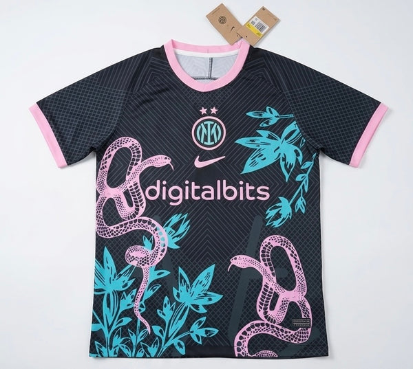 INTER MILAN - MAILLOT CONCEPT NOIR, ROSE & BLEU