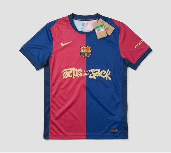 FC BARCELONE - MAILLOT DOMICILE TRAVIS SCOTT 2024/25