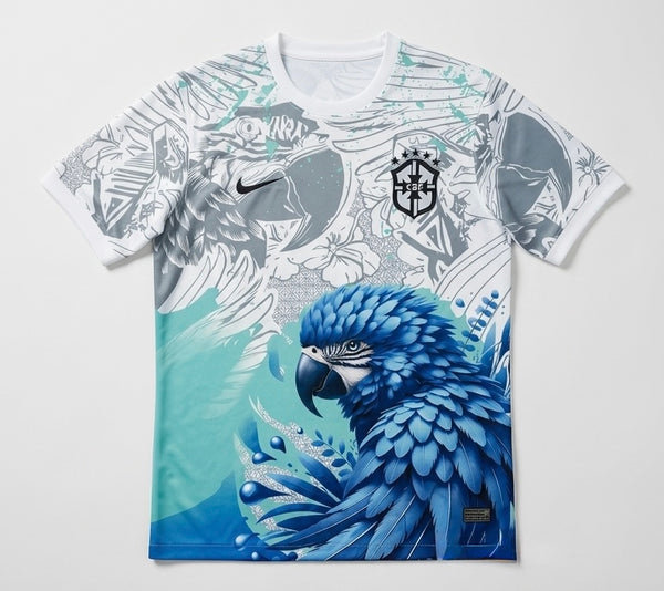 BRAZIL - WHITE AND BLUE CONCEPT JERSEY