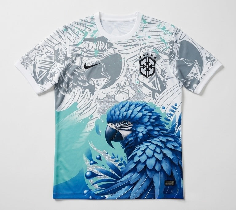 BRAZIL - WHITE AND BLUE CONCEPT JERSEY